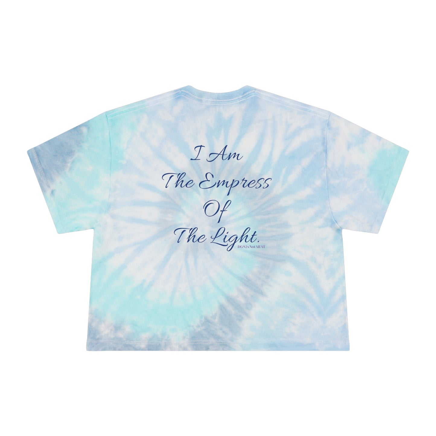 DG92xNotarat Women's Tie-Dye Crop Tee