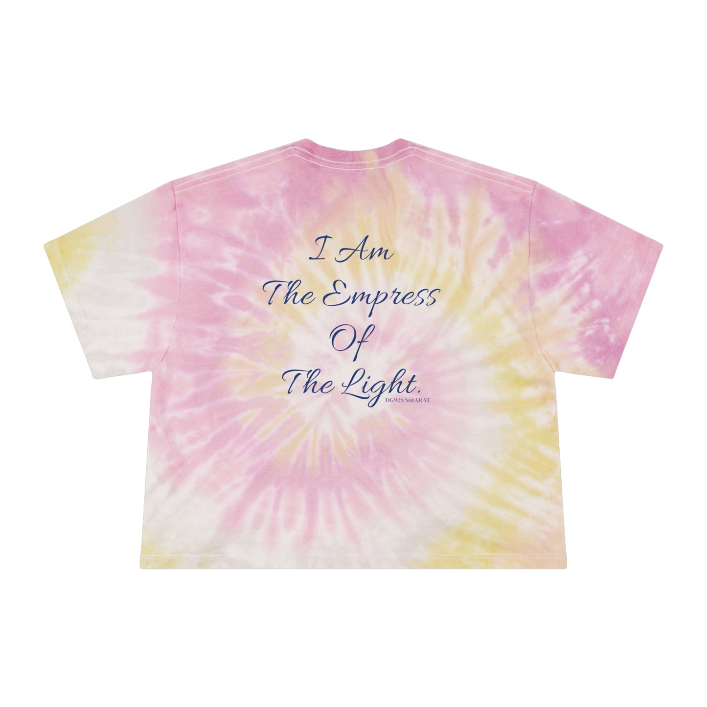 DG92xNotarat Women's Tie-Dye Crop Tee