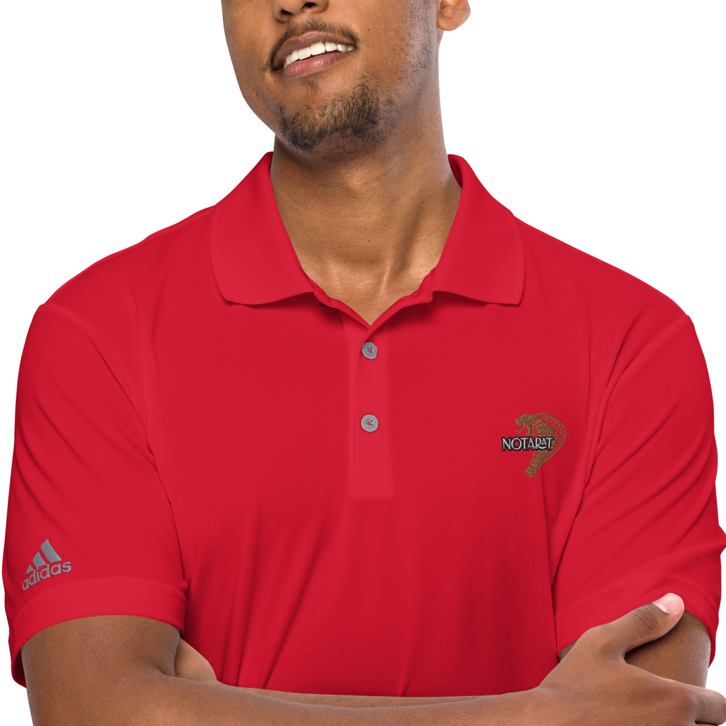 Notarat x Adidas performance polo shirt