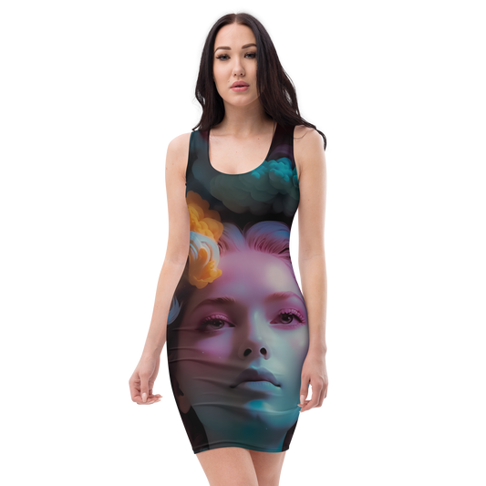 Notarat "Head in the clouds" Bodycon dress By: B L A C K C A L L A H