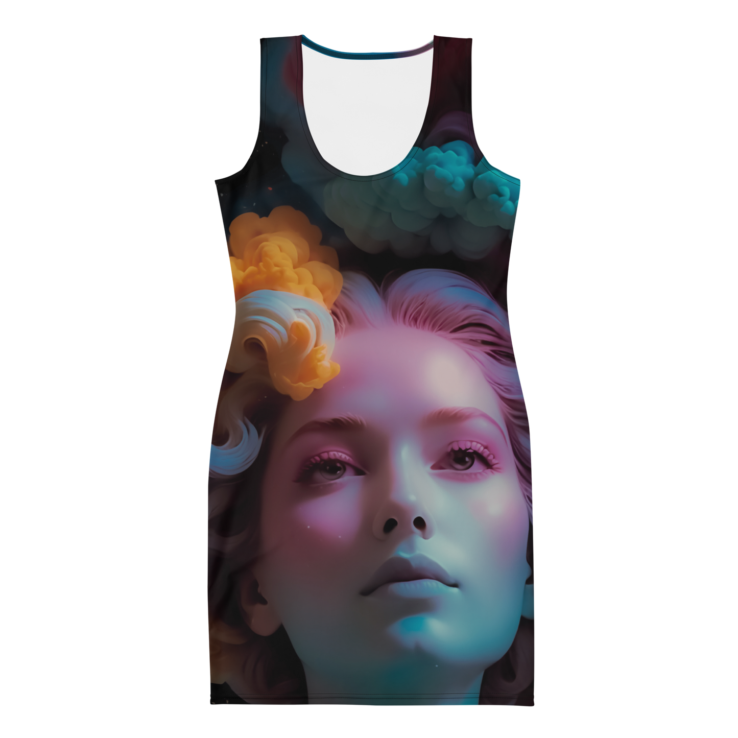 Notarat "Head in the clouds" Bodycon dress By: B L A C K C A L L A H