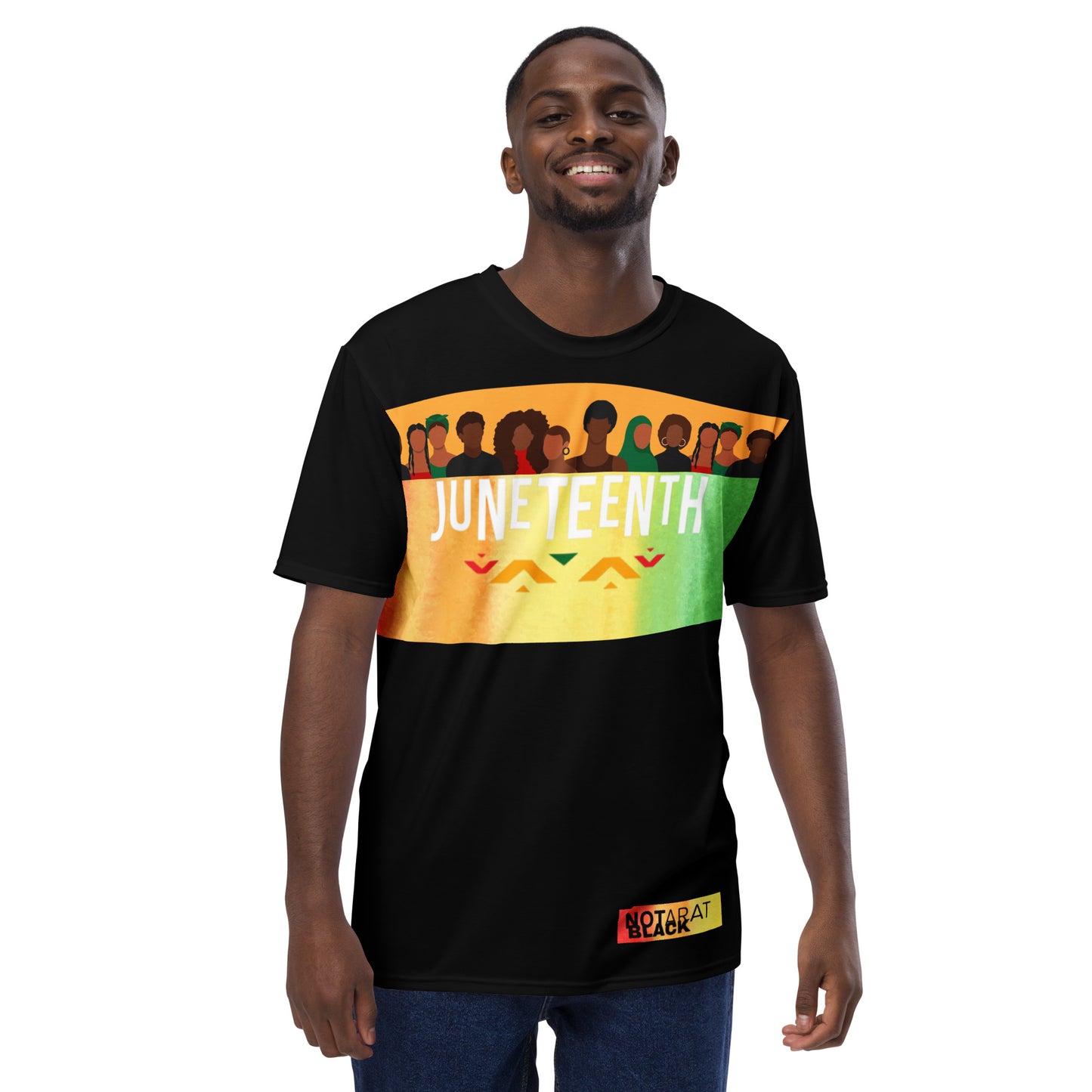 Men's Notarat black Juneteenth t-shirt