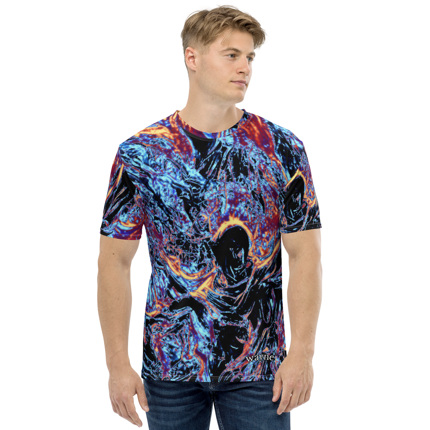 Men's Wayne x Notarat "down in flames"  t-shirt