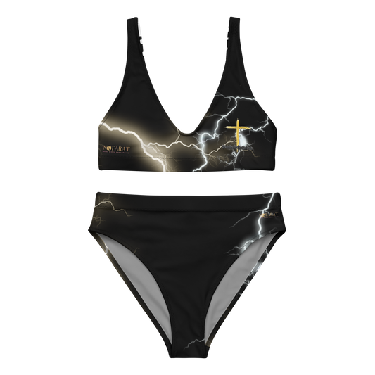 'Divine Strikes' high-waisted bikini