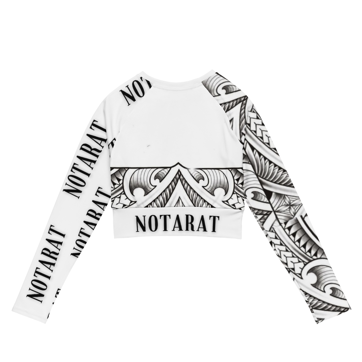 Notarat long-sleeve crop top