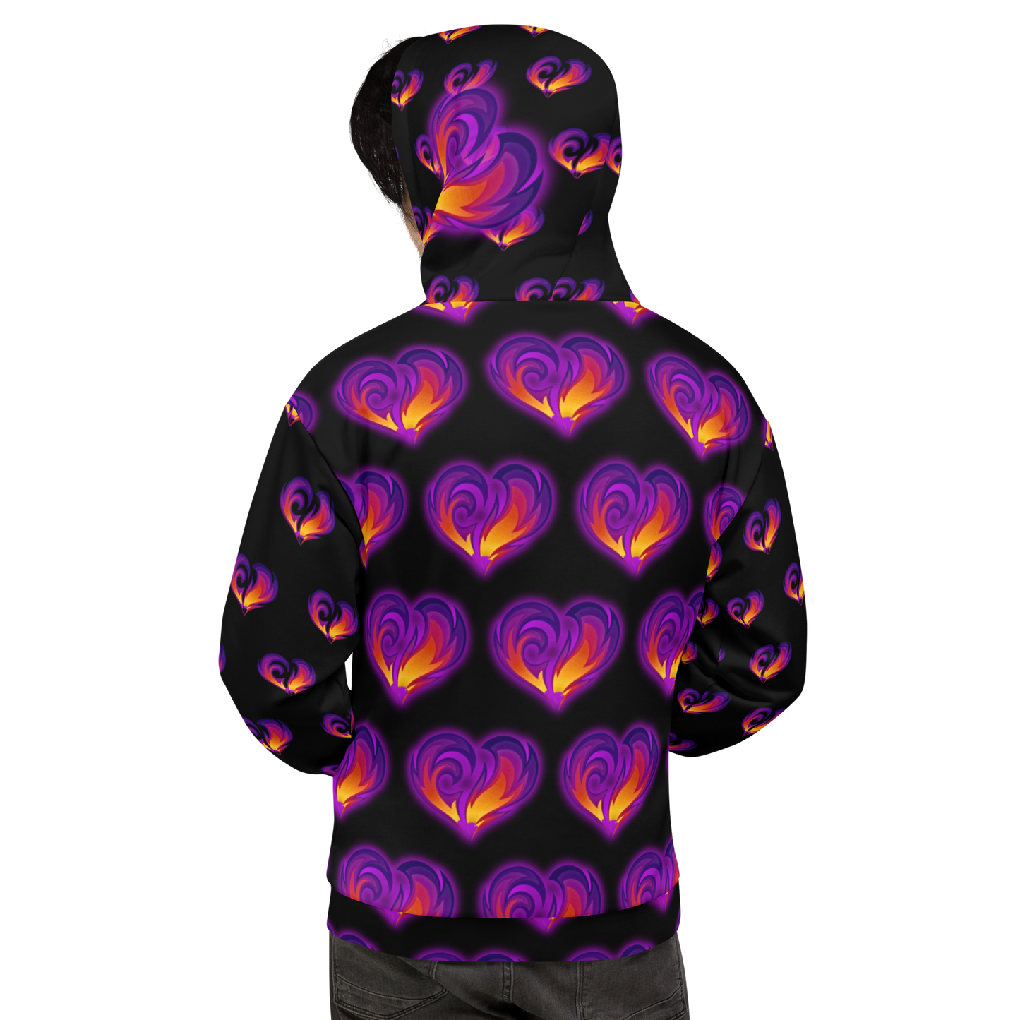 Notarat Unisex Wind Flames Hoodie