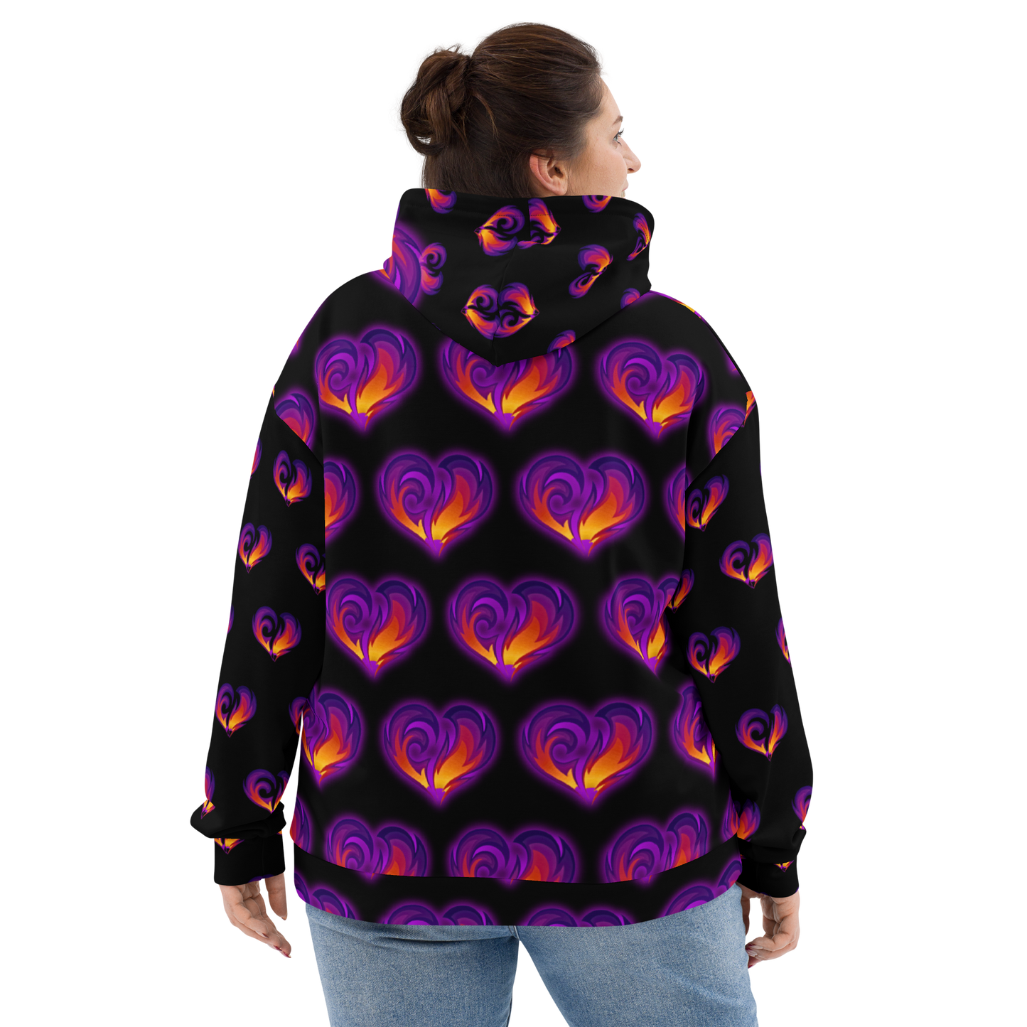 Notarat Unisex Wind Flames Hoodie