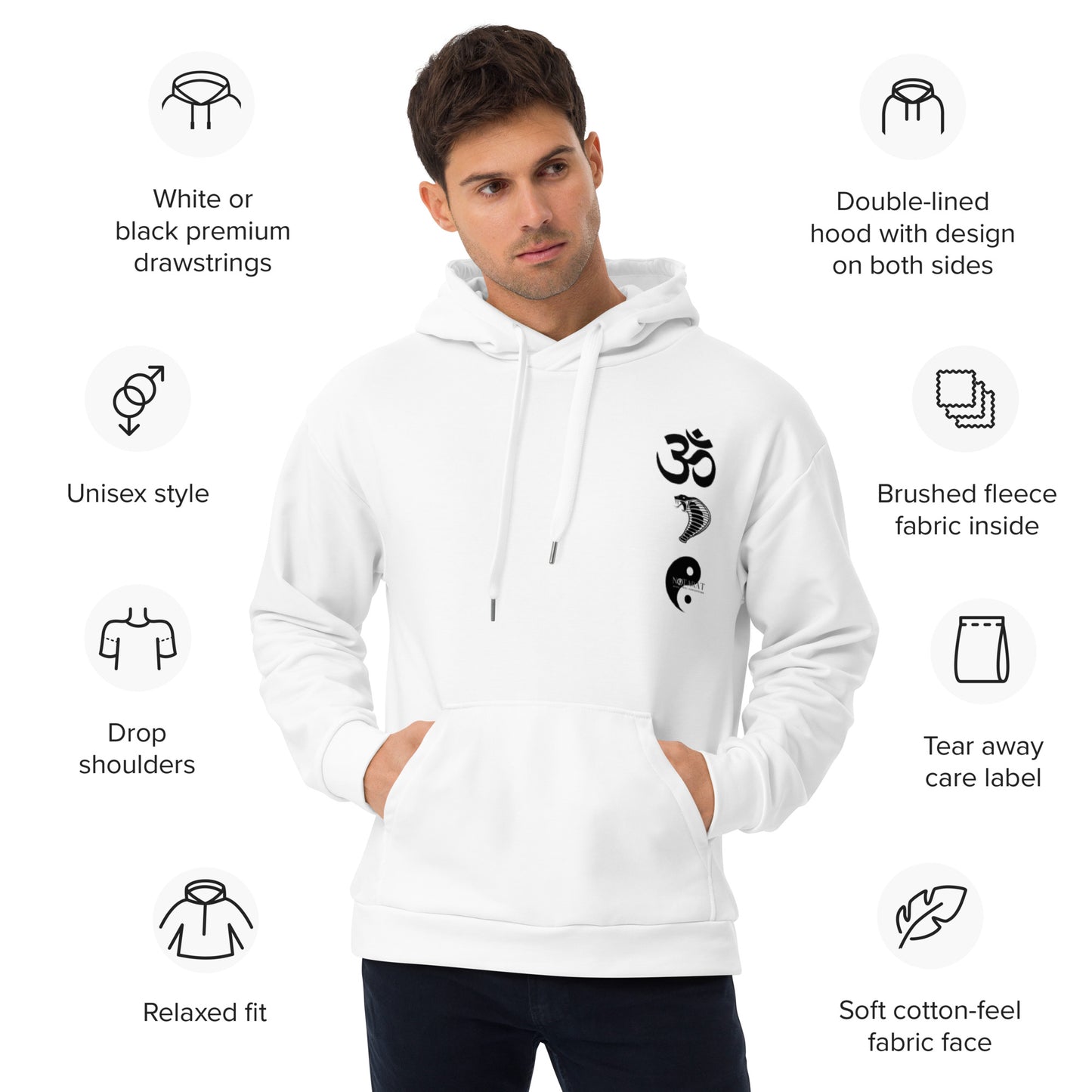 Notarat Unisex Meditate Hoodie