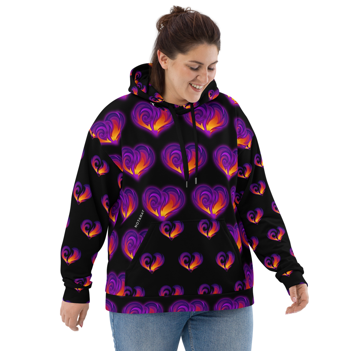 Notarat Unisex Wind Flames Hoodie