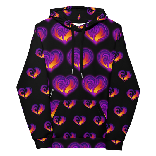 Notarat Unisex Wind Flames Hoodie