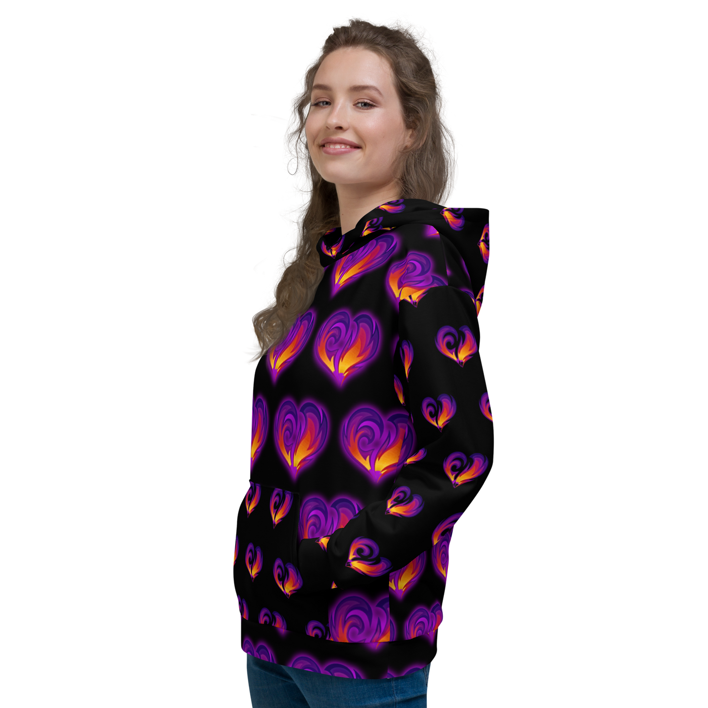 Notarat Unisex Wind Flames Hoodie