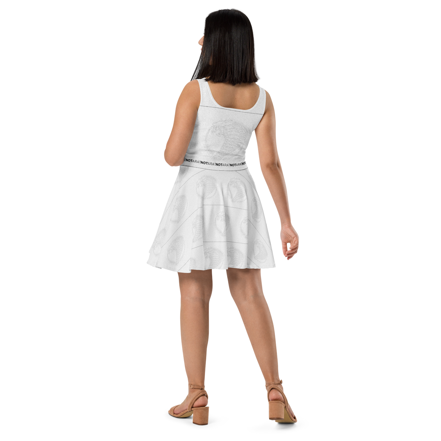 Notarat "cream" Skater Dress