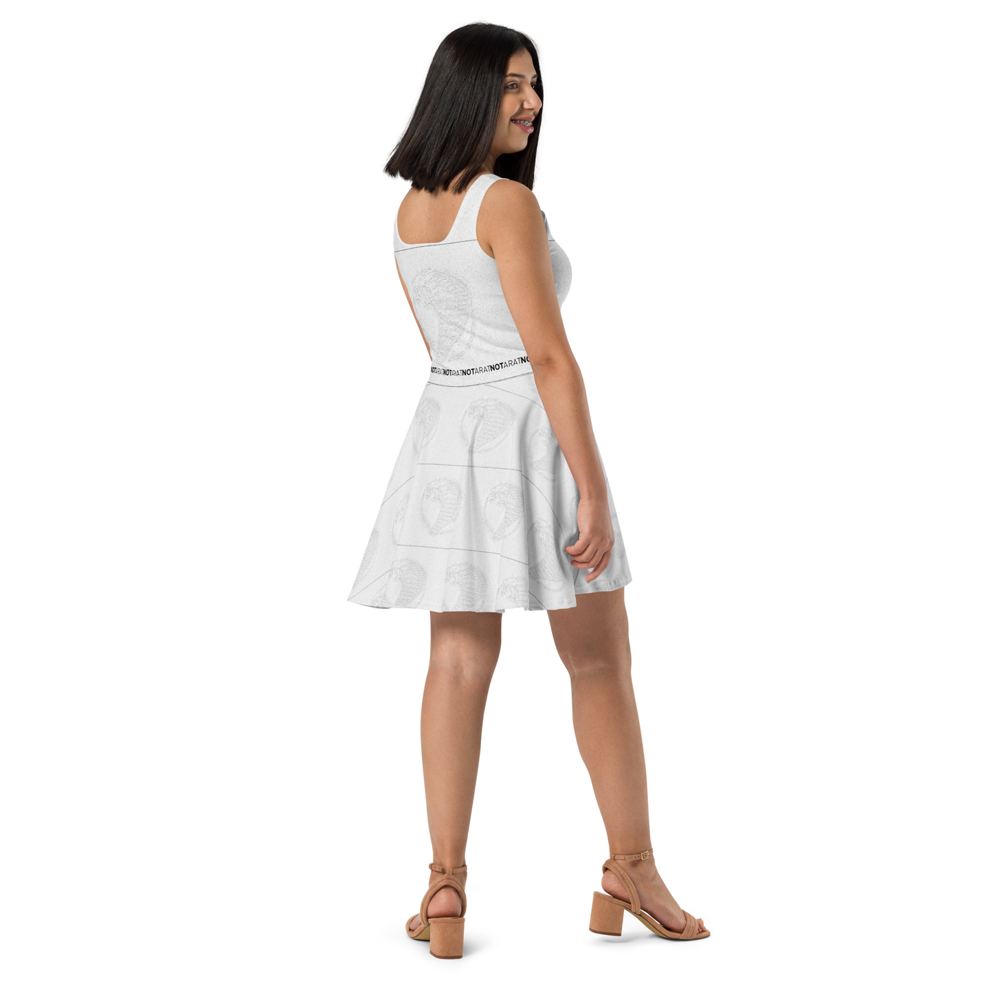 Notarat "cream" Skater Dress