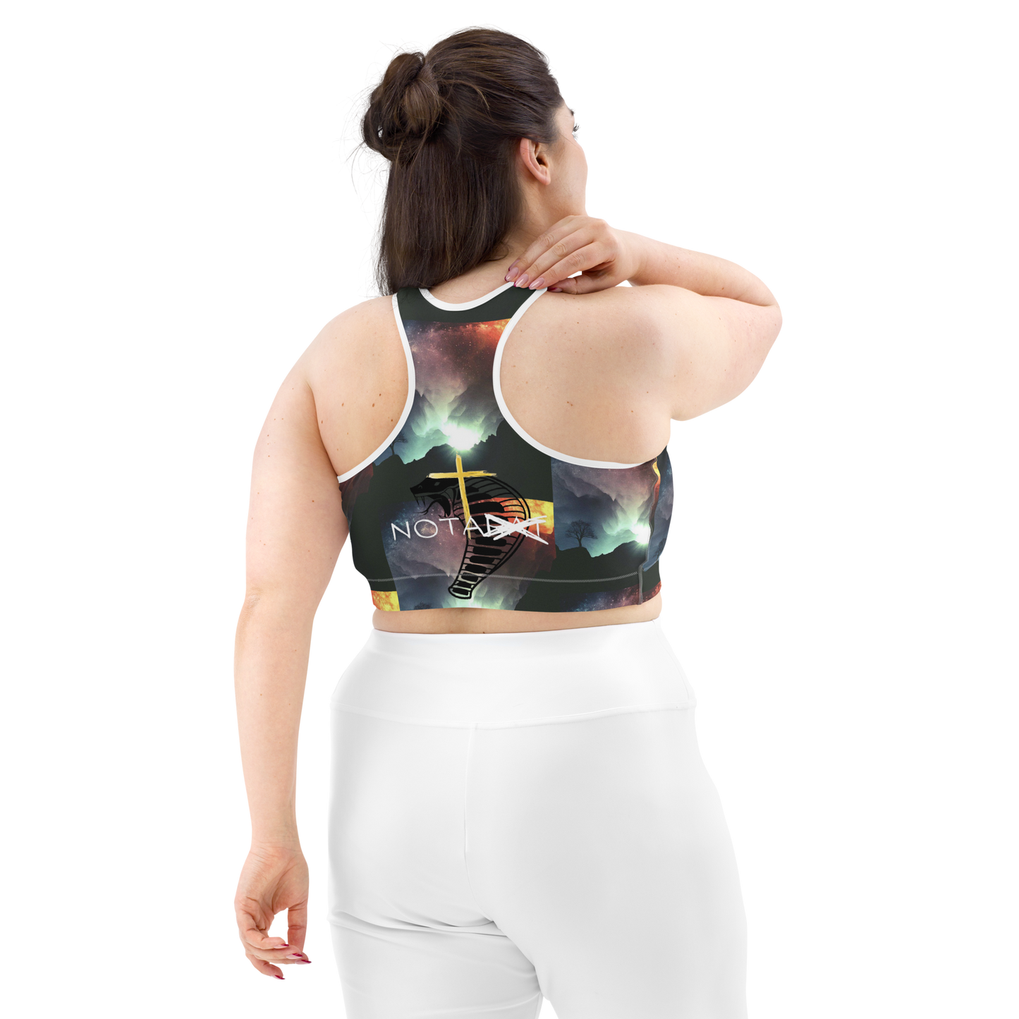 Notarat twin flame "Astro lovers" Sports bra