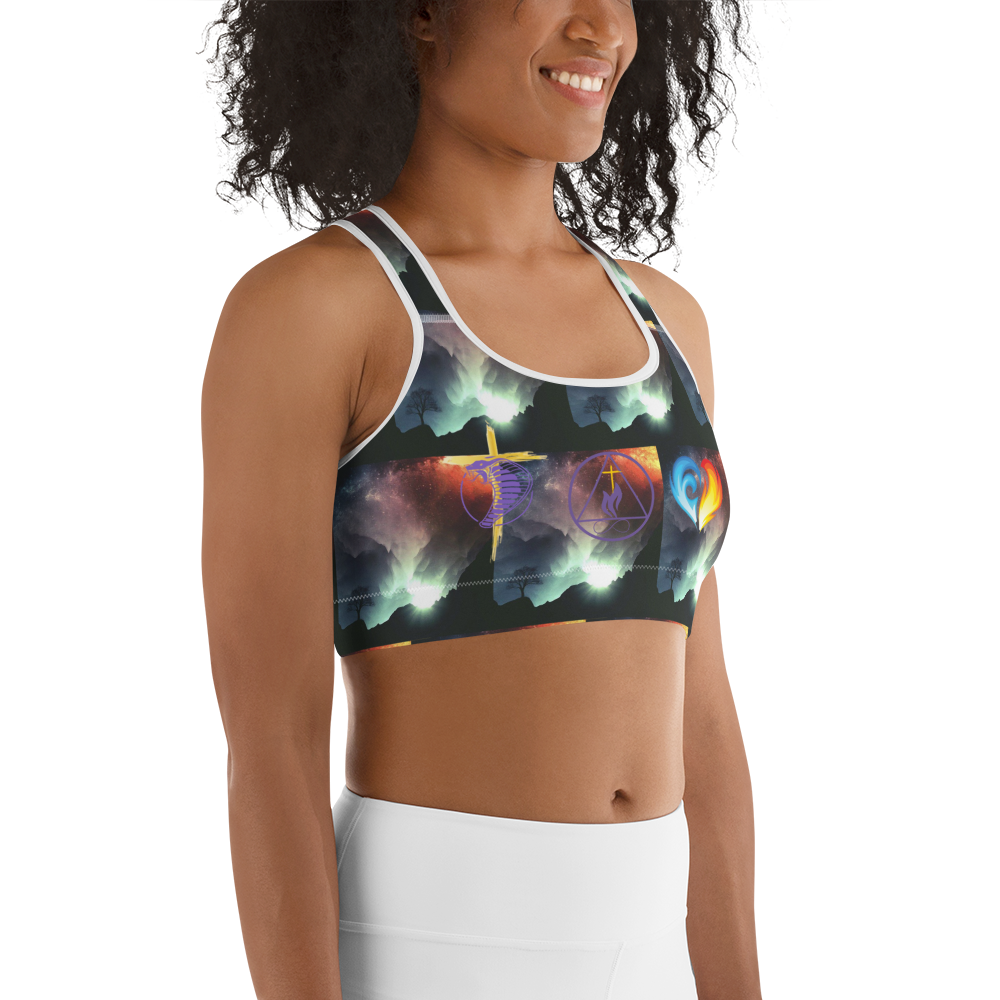 Notarat twin flame "Astro lovers" Sports bra