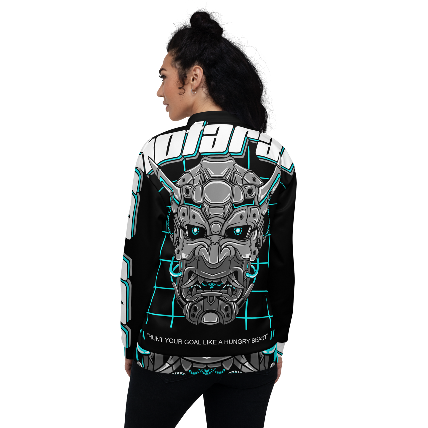 Notarat Unisex Cyber Rat Bomber Jacket