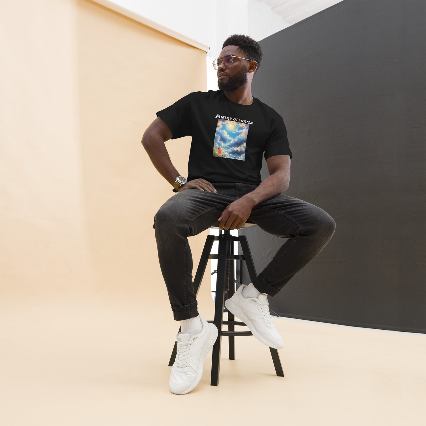 Notarat Men's "poetry in motion" classic tee