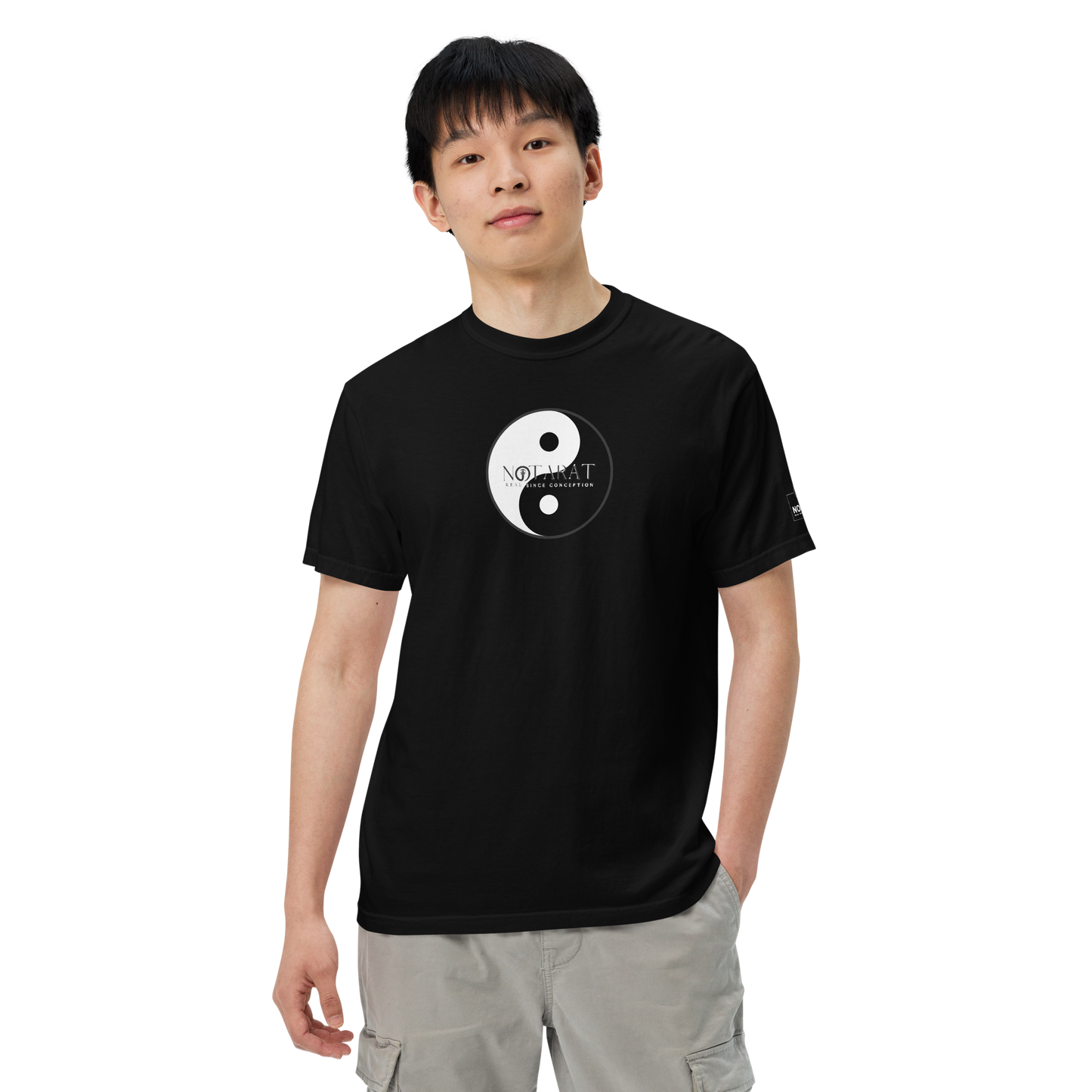 Men’s NOTarat "yin YAng" heavyweight t-shirt