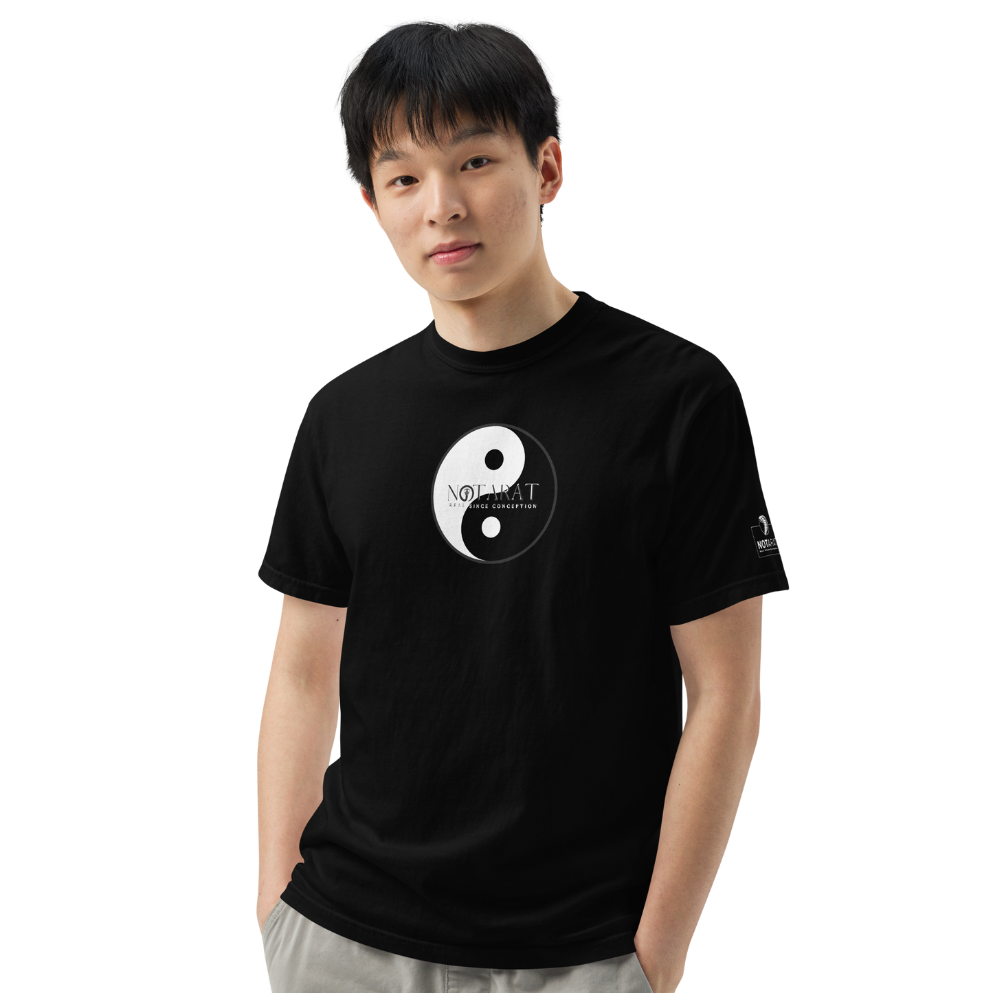 Men’s NOTarat "yin YAng" heavyweight t-shirt