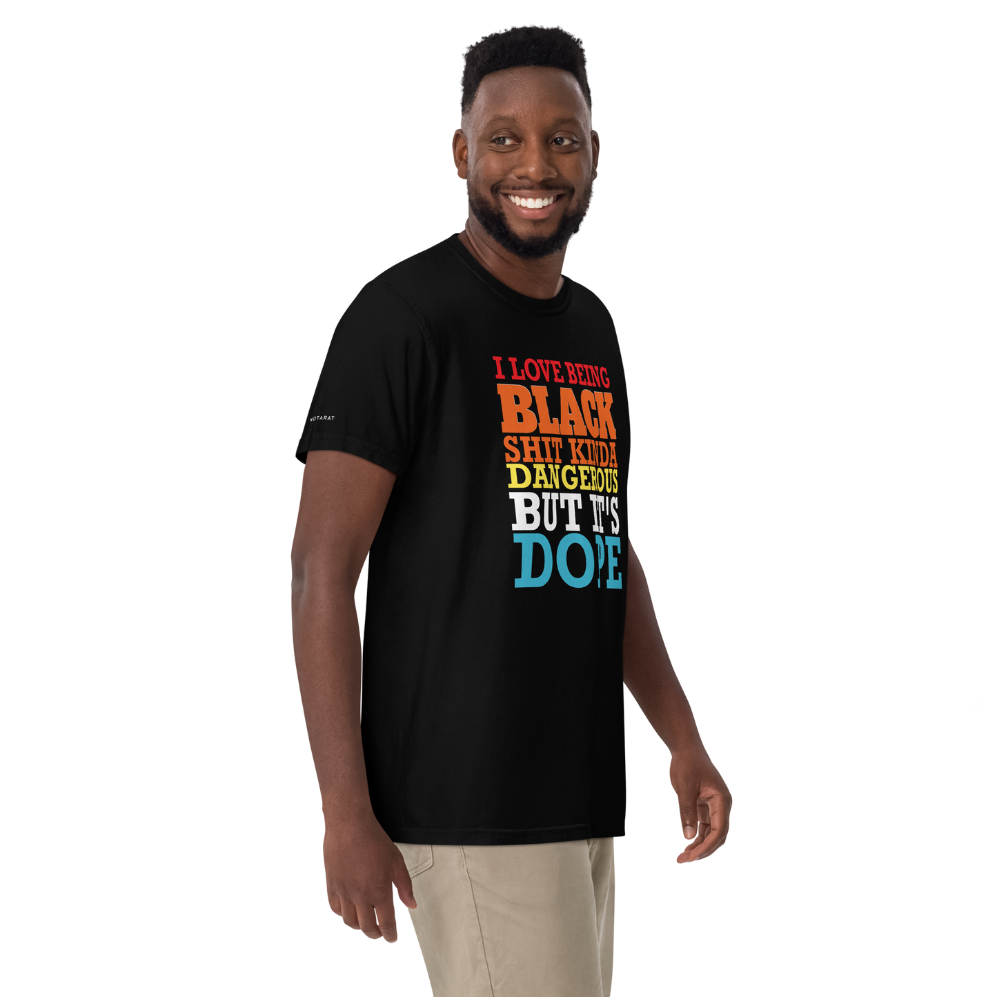 Men’s Custom garment "being black" tee