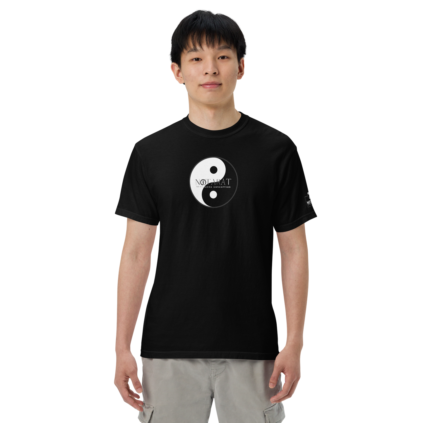 Men’s NOTarat "yin YAng" heavyweight t-shirt