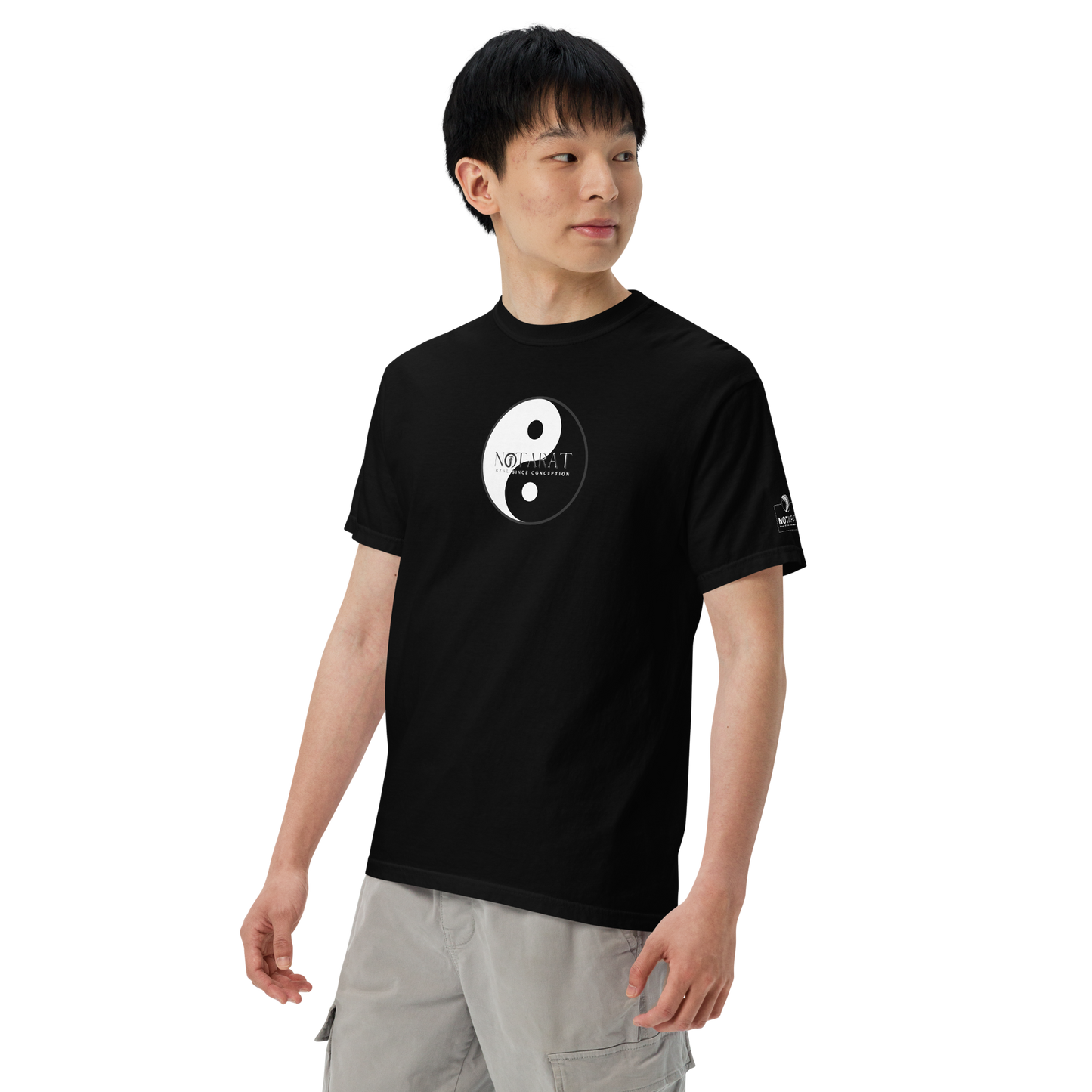 Men’s NOTarat "yin YAng" heavyweight t-shirt