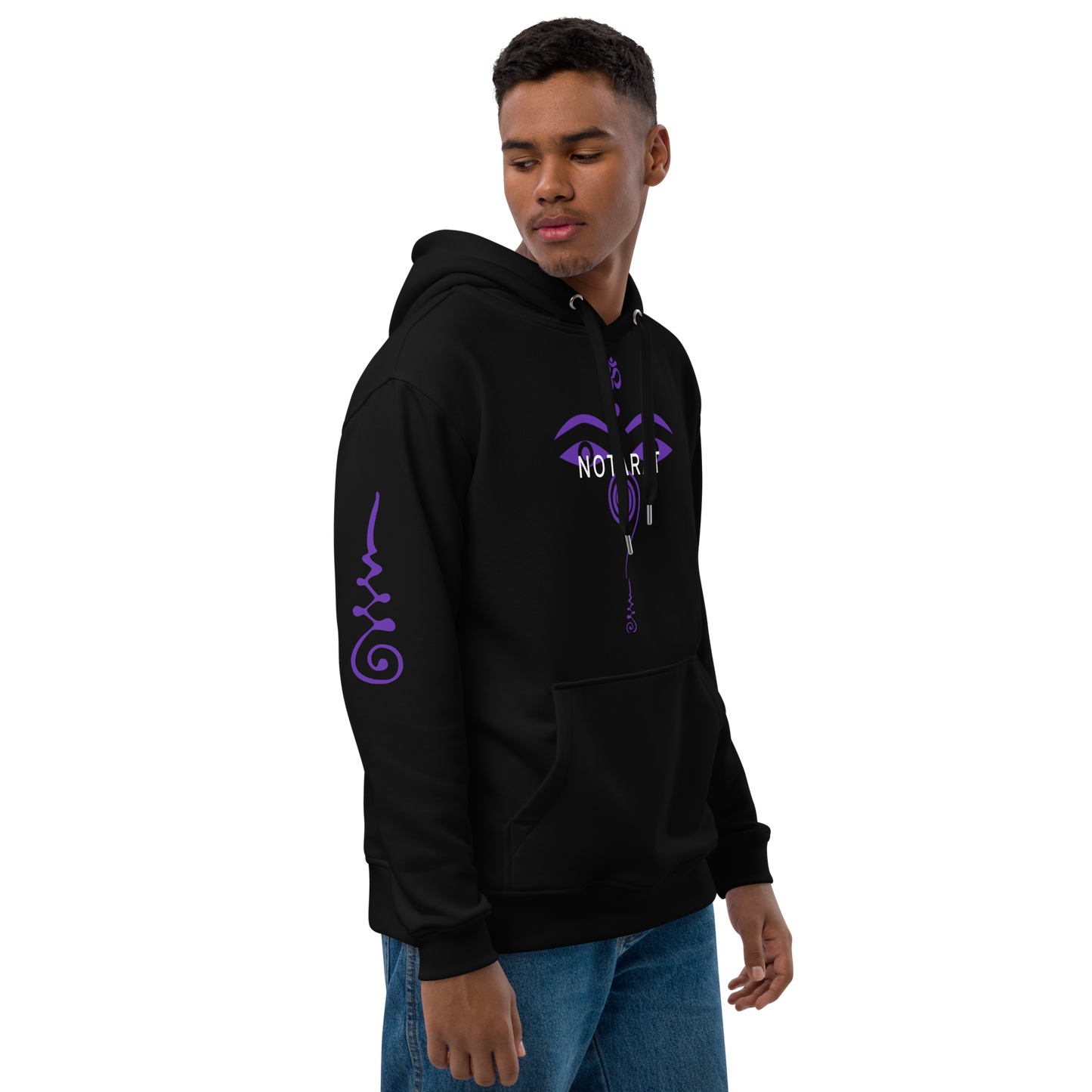 Premium Zen Om eco hoodie