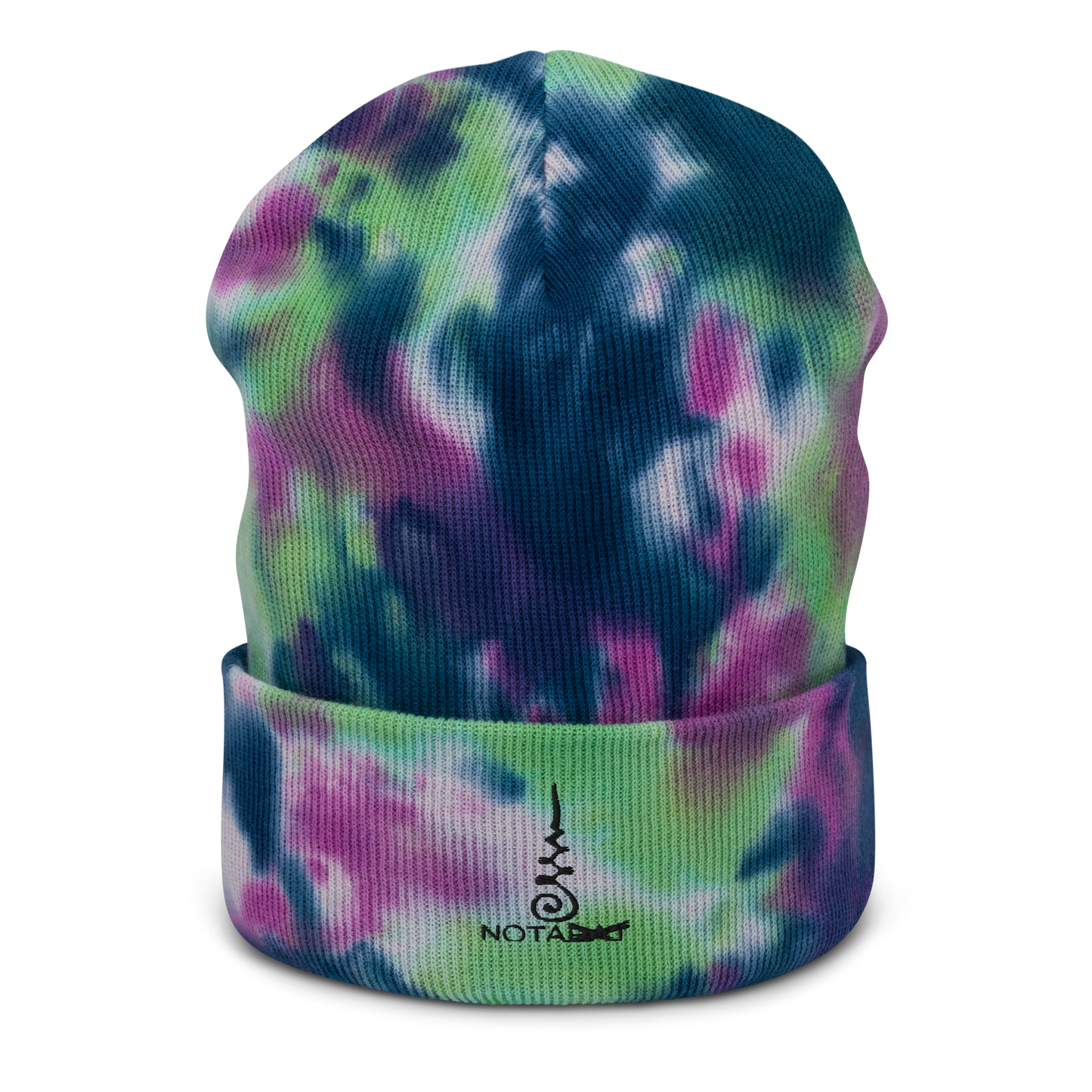 Tie-dye "Om" beanie