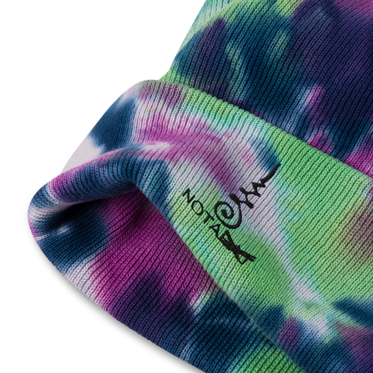 Tie-dye "Om" beanie