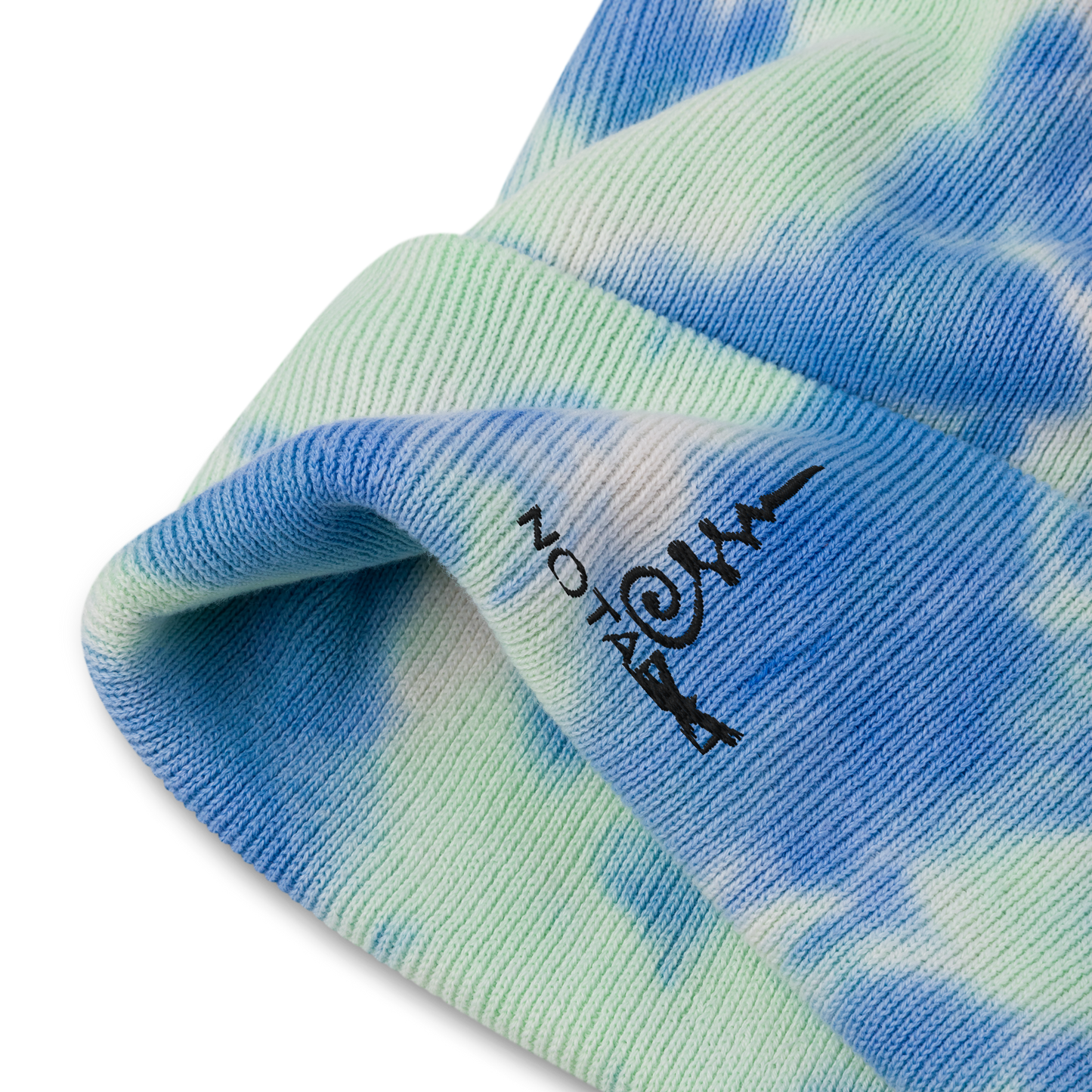 Tie-dye "Om" beanie