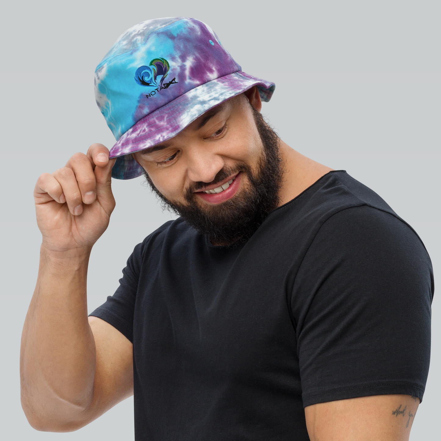 Notarat twin flames Tie-dye bucket hat