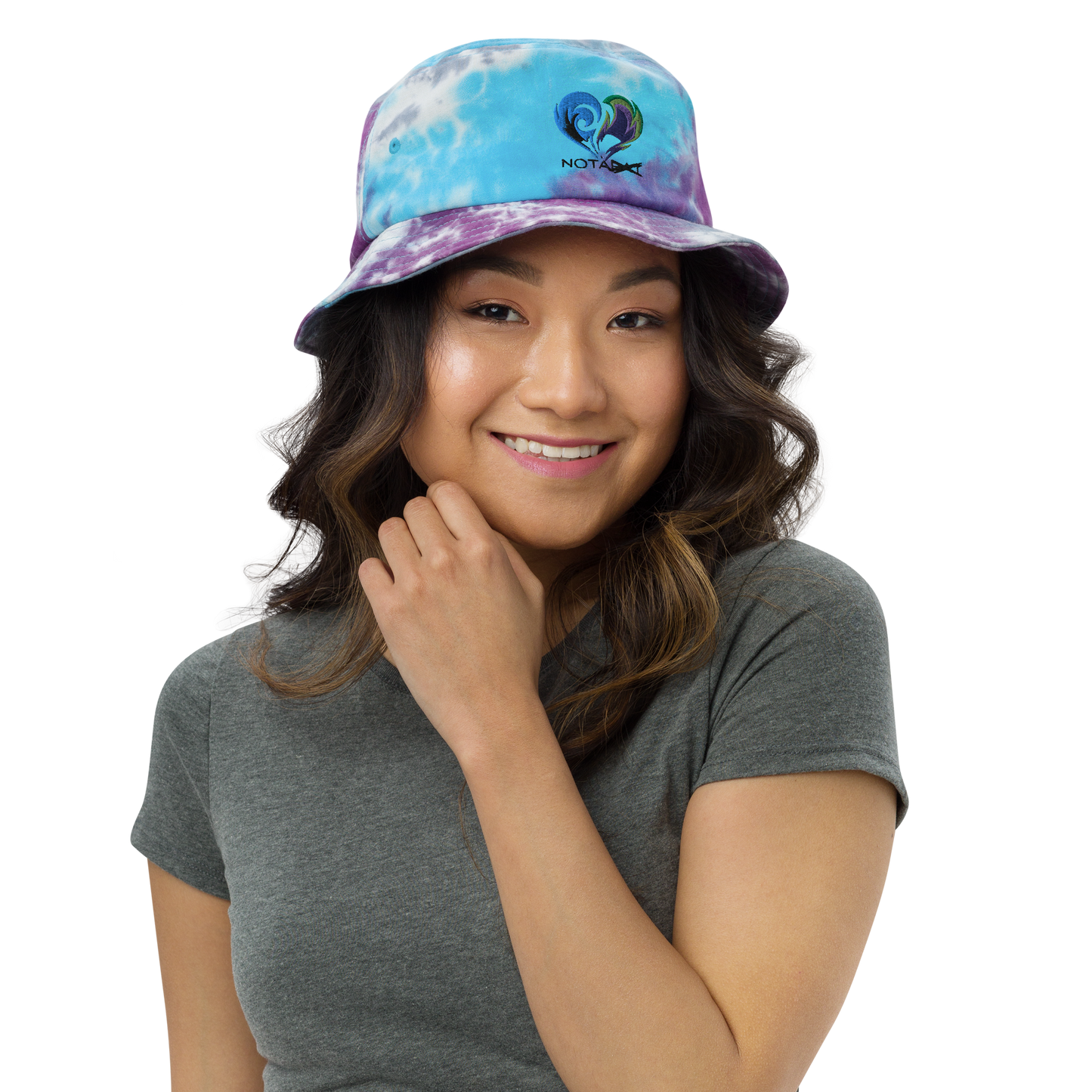 Notarat twin flames Tie-dye bucket hat