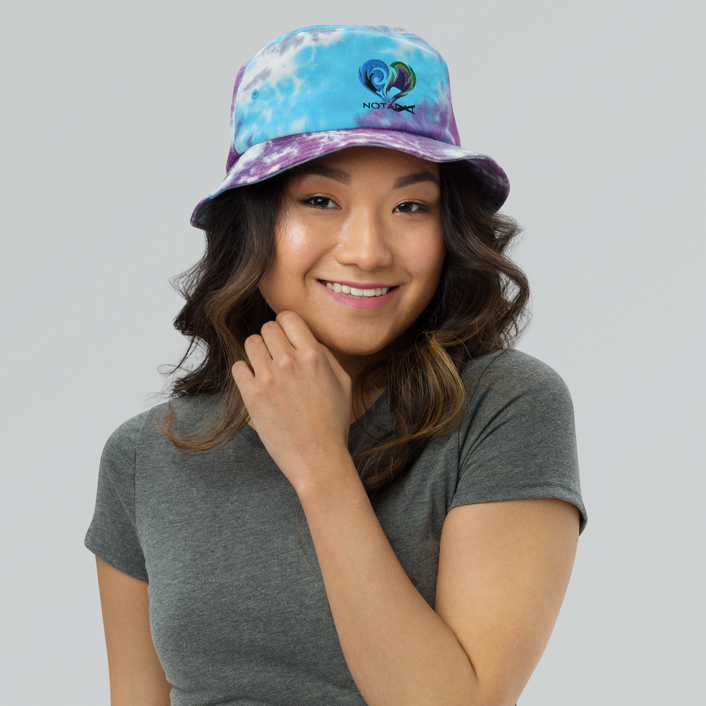 Notarat twin flames Tie-dye bucket hat