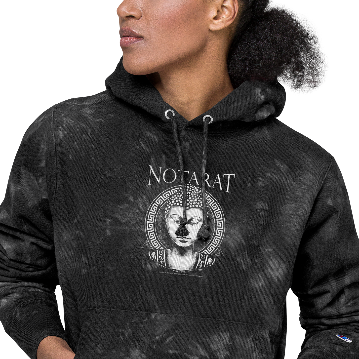 Notarat x Perio J. Unisex Champion tie-dye hoodie