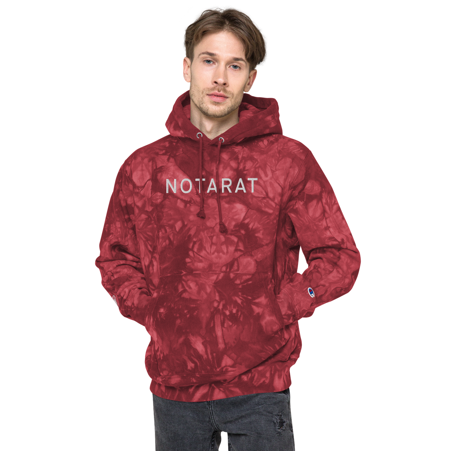 Notarat Unisex Champion tie-dye hoodie