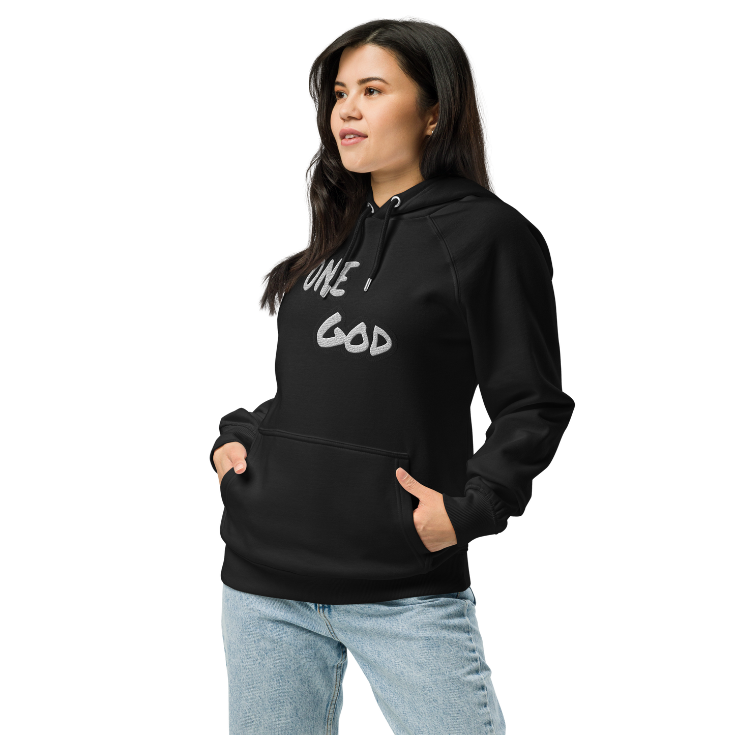 Unisex eco "One God" hoodie