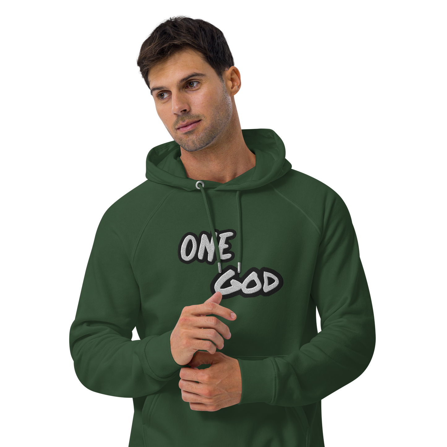 Unisex eco "One God" hoodie