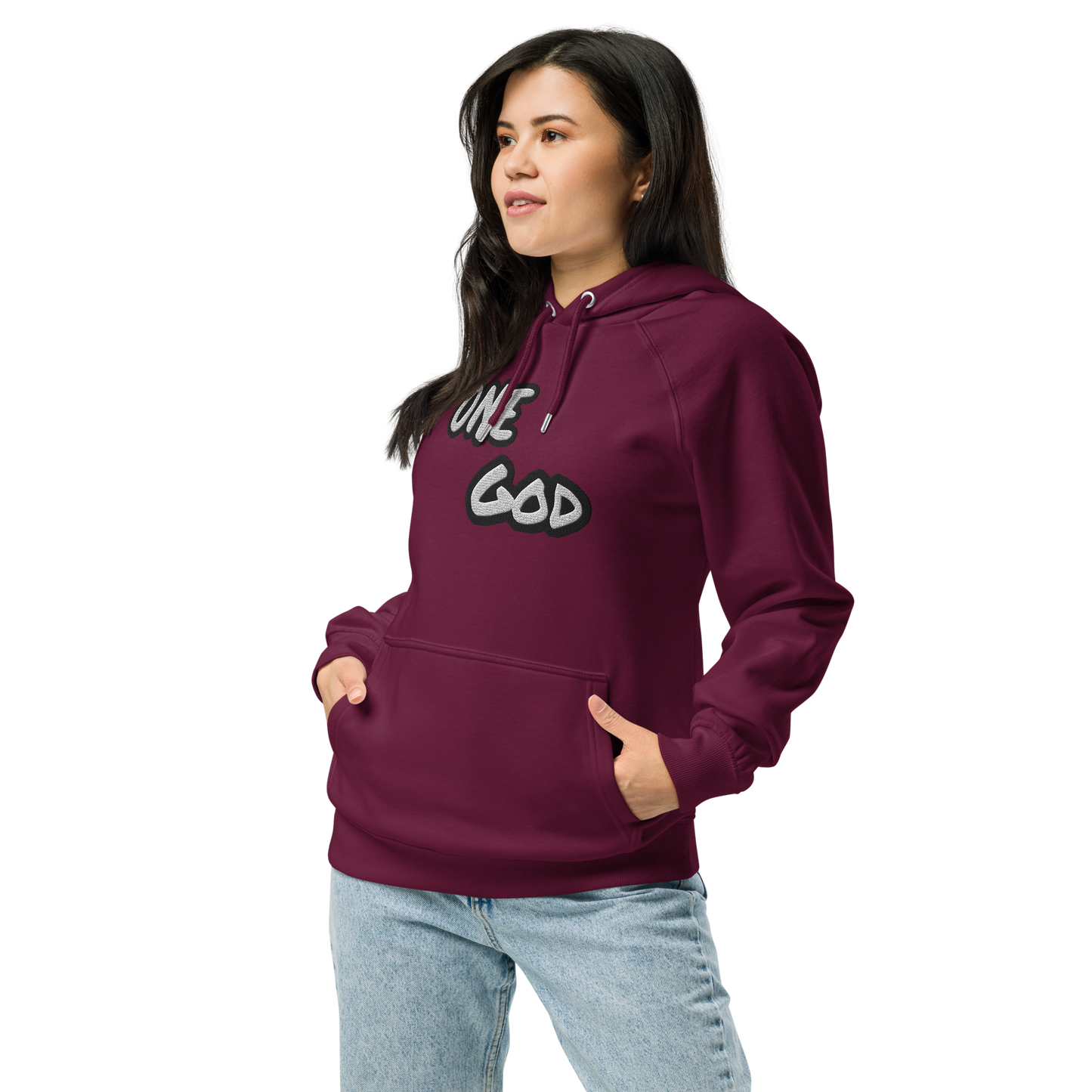 Unisex eco "One God" hoodie