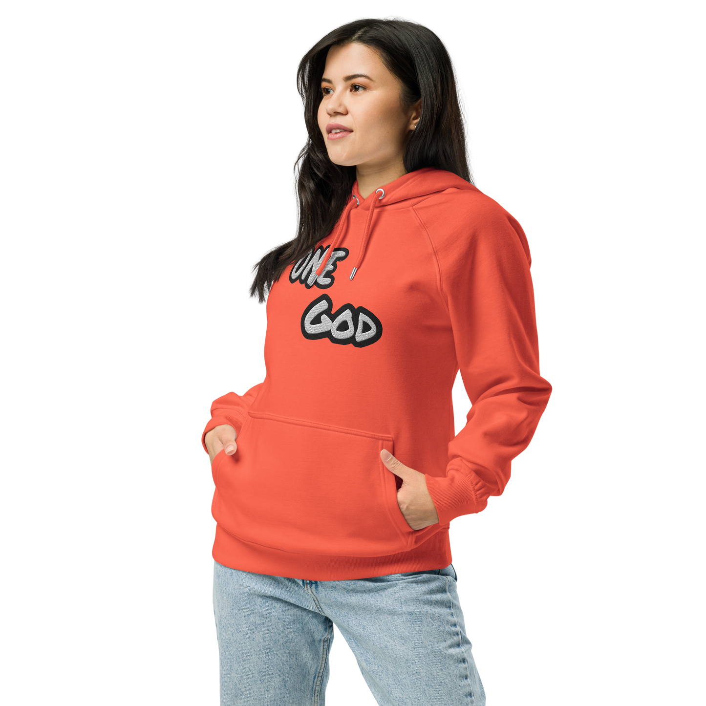 Unisex eco "One God" hoodie