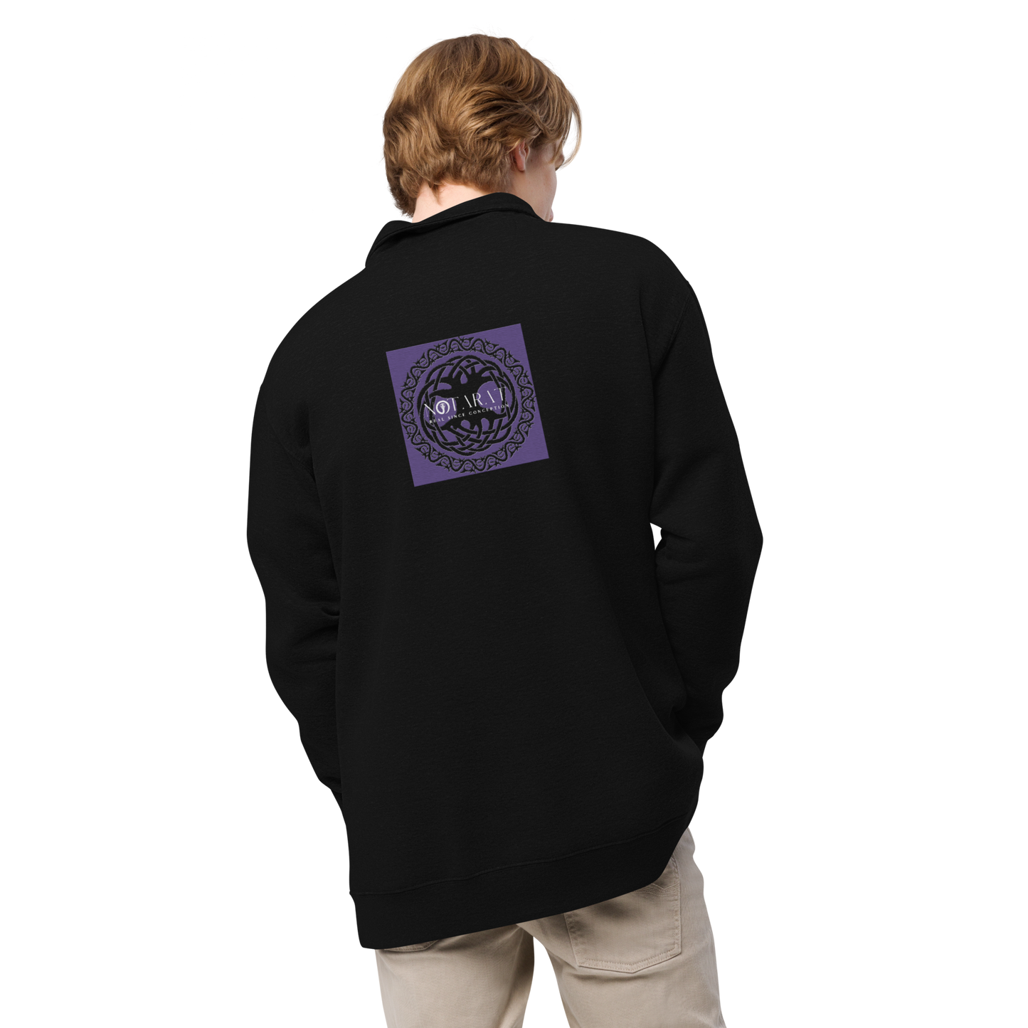 Unisex twin flame/ Tree of life fleece pullover