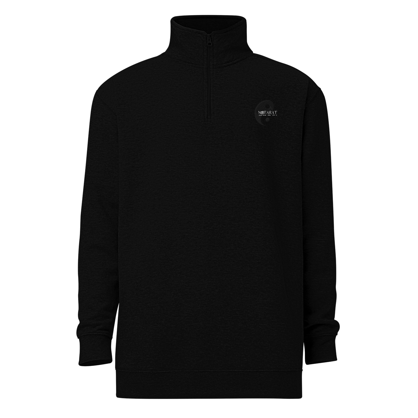 Unisex "yin - yang" fleece pullover