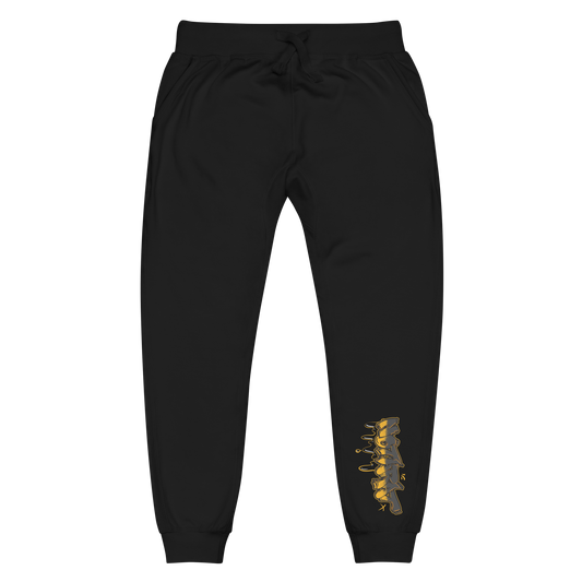 Notarat Unisex fleece "Notaffiti Gold" sweatpants