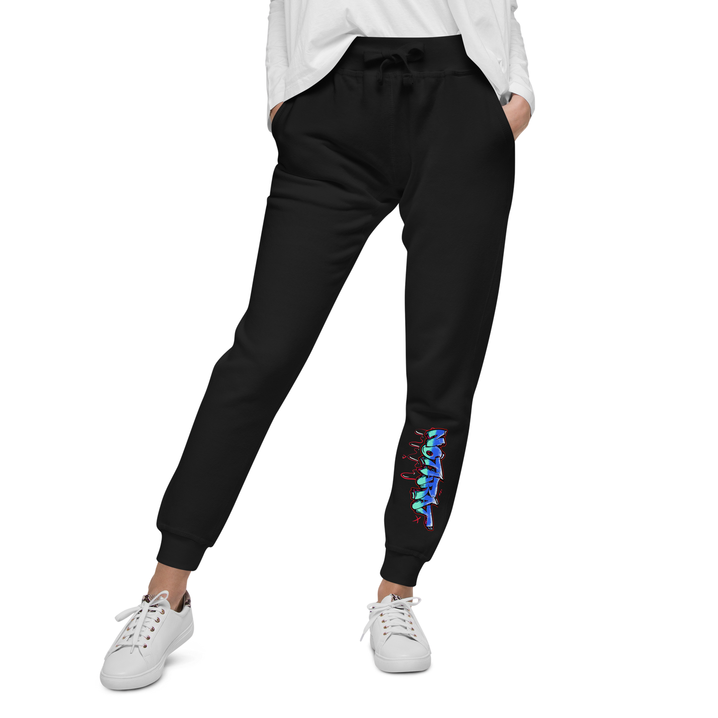 Notarat Unisex fleece "Notaffiti Blue" sweatpants