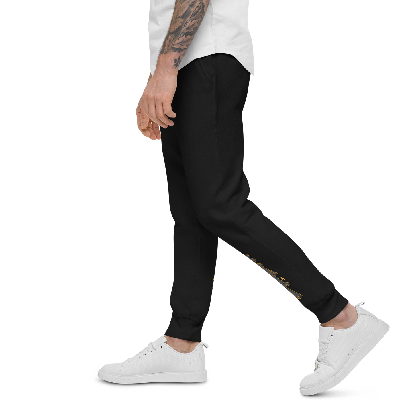 Notarat Unisex fleece "Notaffiti Gold" sweatpants