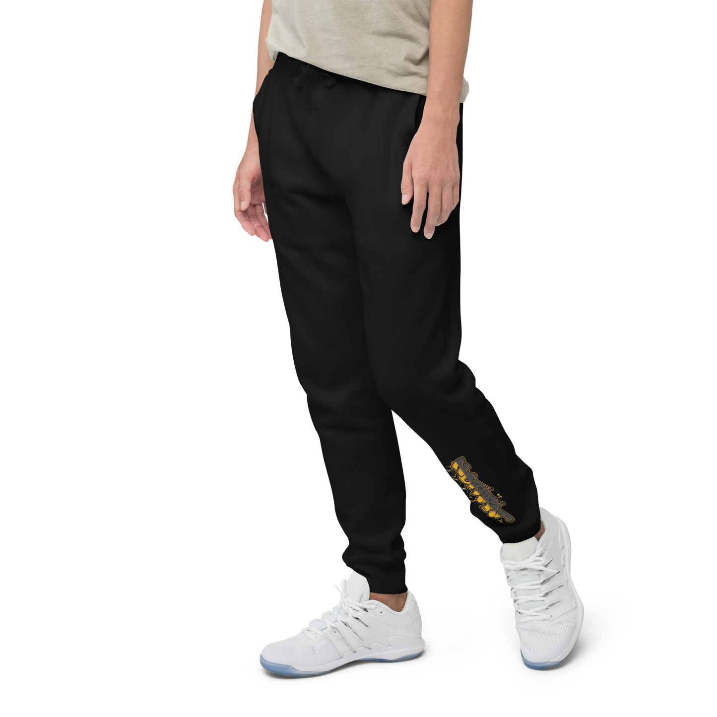 Notarat Unisex fleece "Notaffiti Gold" sweatpants