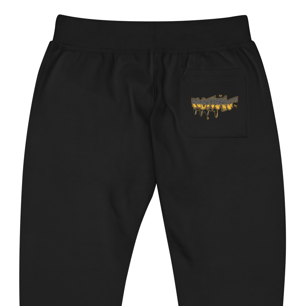 Notarat Unisex fleece "Notaffiti Gold" sweatpants