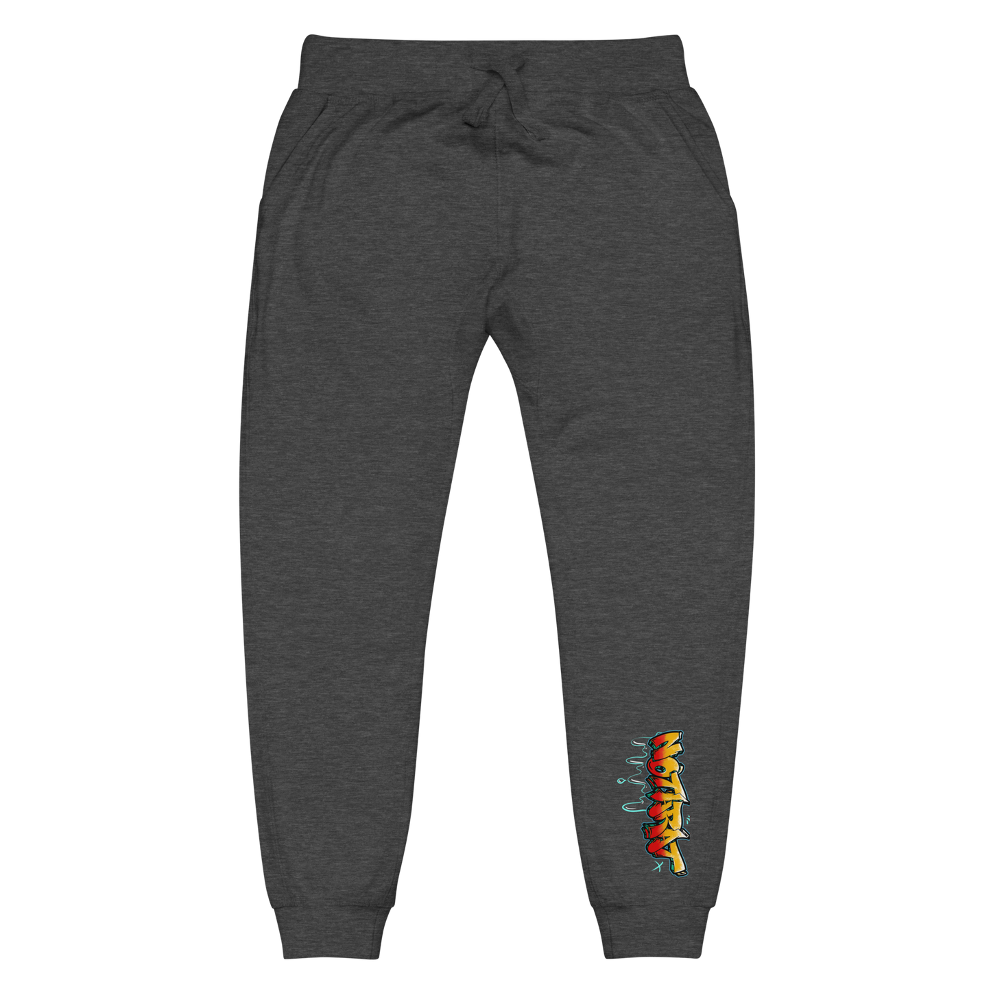 Notarat Unisex fleece "Notaffiti Orange" sweatpants