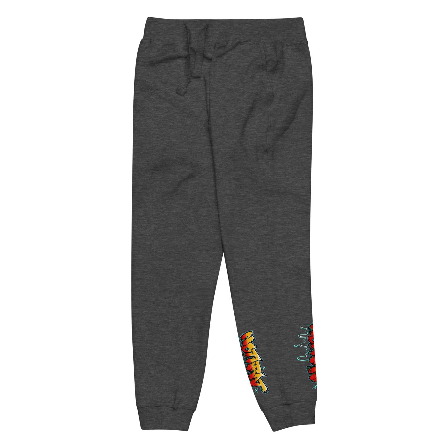 Notarat Unisex fleece "Notaffiti Orange" sweatpants