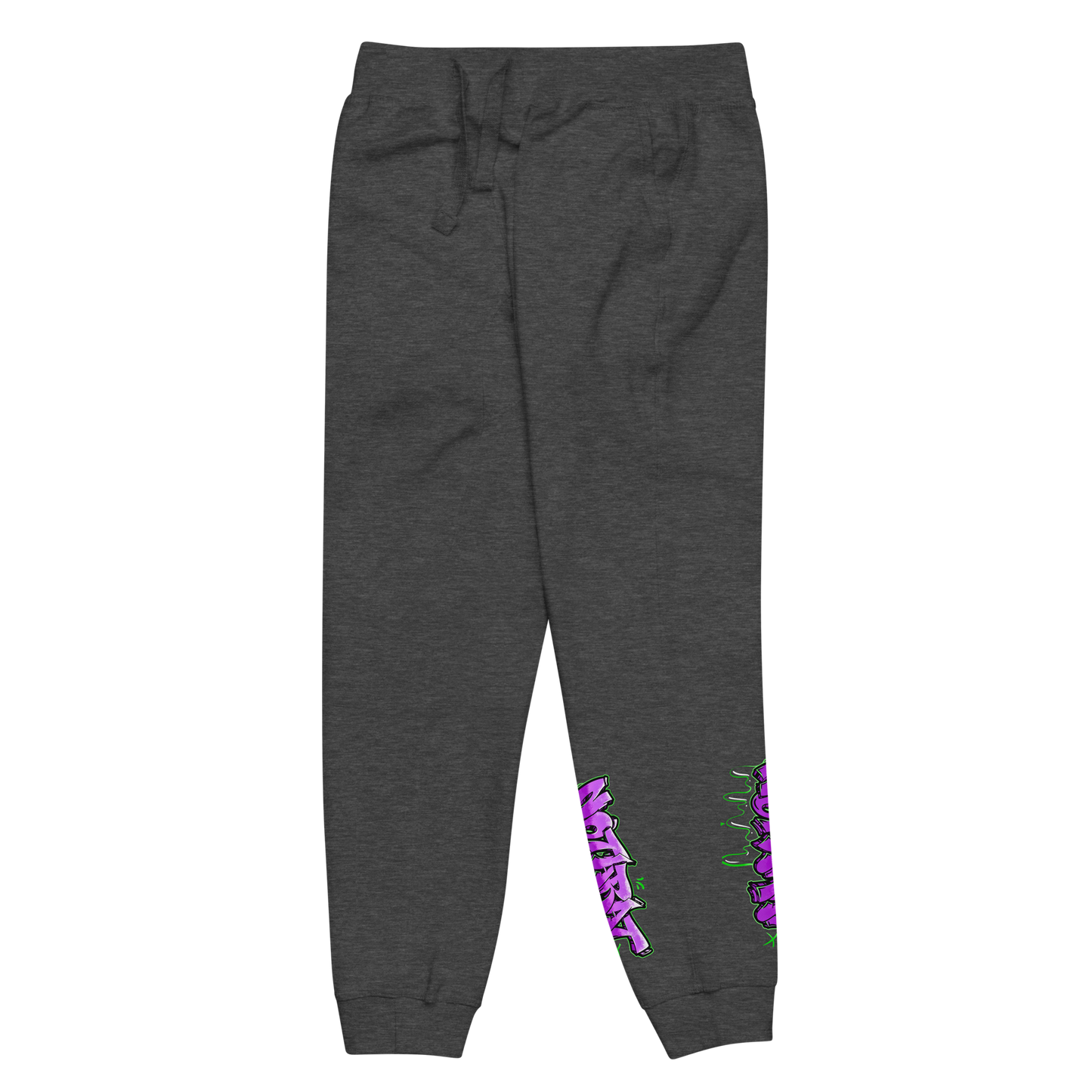 Notarat Unisex fleece "Notaffiti Purple" sweatpants