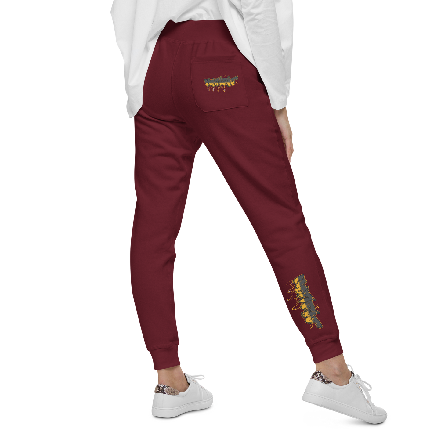 Notarat Unisex fleece "Notaffiti Gold" sweatpants